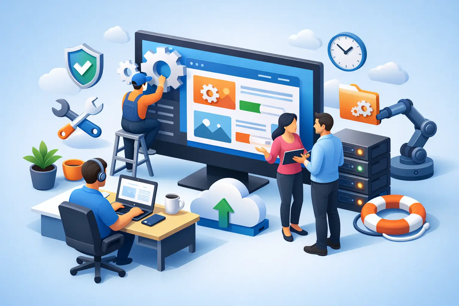 Wanneer loont website onderhoud uitbesteden?