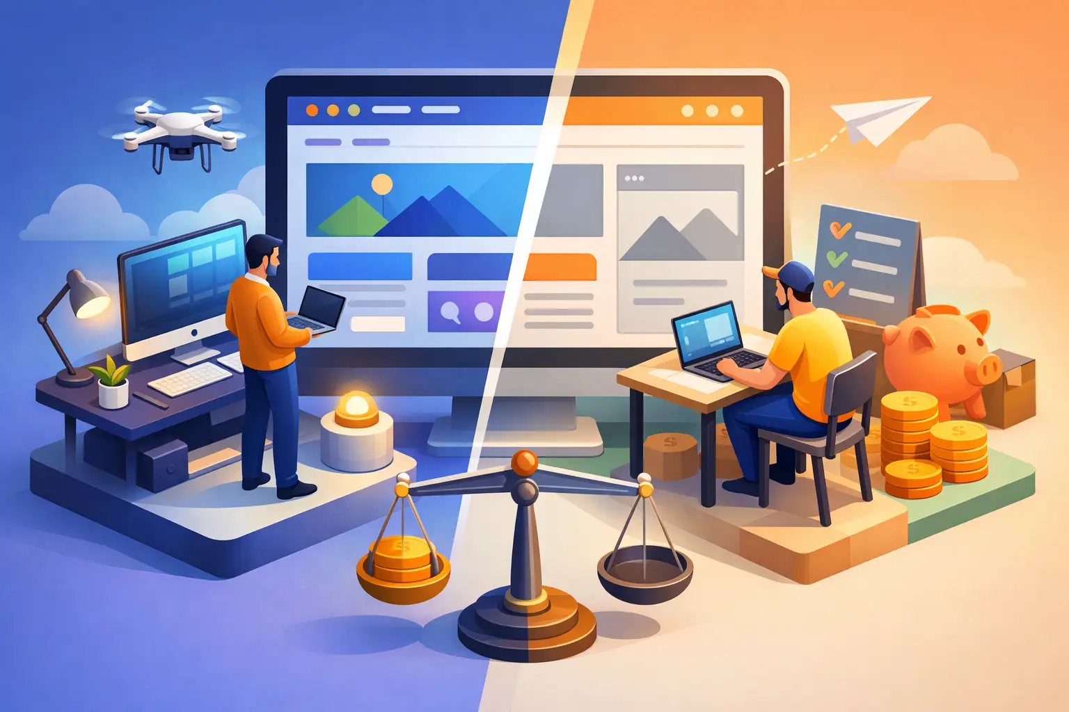 Website laten maken zzp: slim of goedkoop?