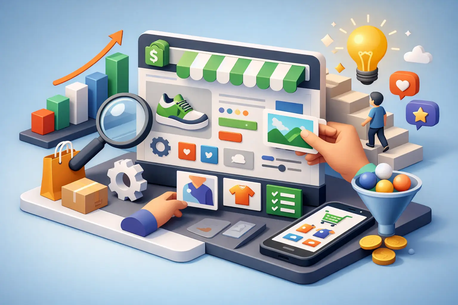 Shopify productpagina beter inrichten in 8 stappen