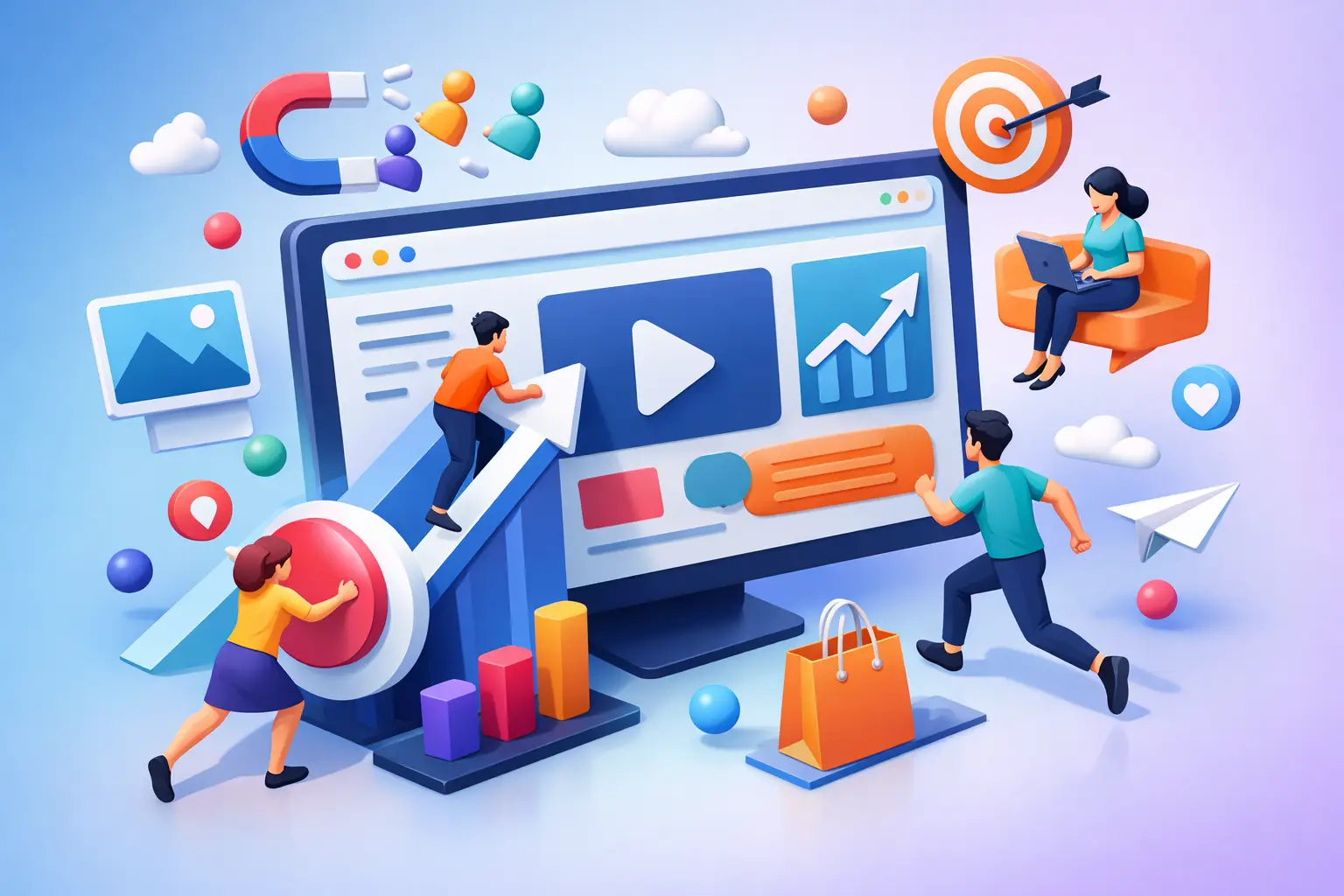 Webdesign inspiratie die klanten in beweging brengt